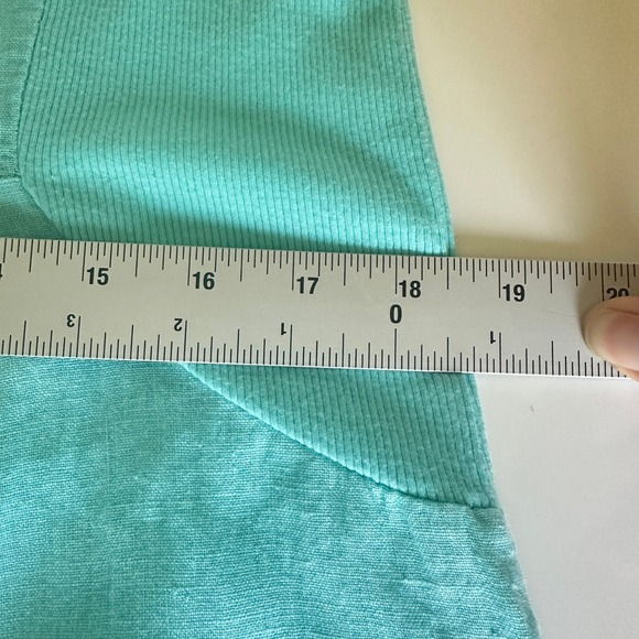 Terzo Millenio Dress Blue Linen Blend Cottagecore Coastal Travel Boho Medium‎ - Picture 13 of 14